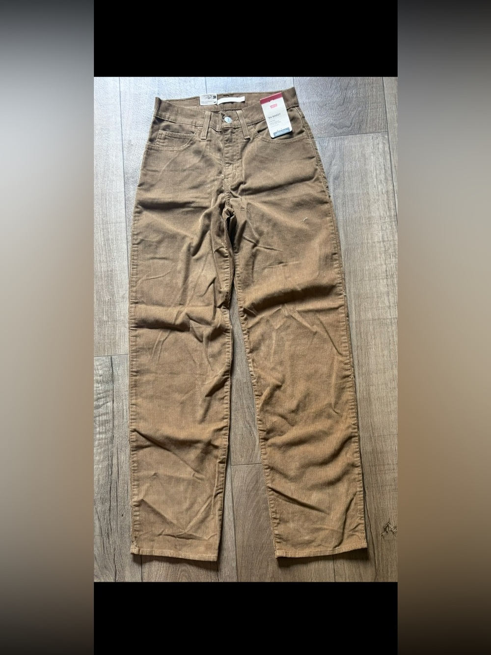 Levi's Corduroy 90s Baggy High-Waist Brown Pants Size 24